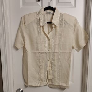 Ravel Embroidered Button Down Shirt